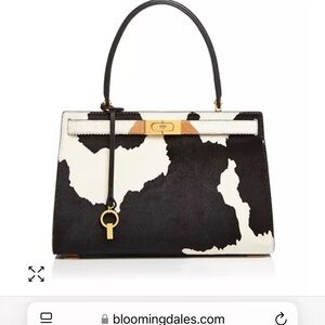 Tory Burch Lee Radziwill Calf Hair Satchel